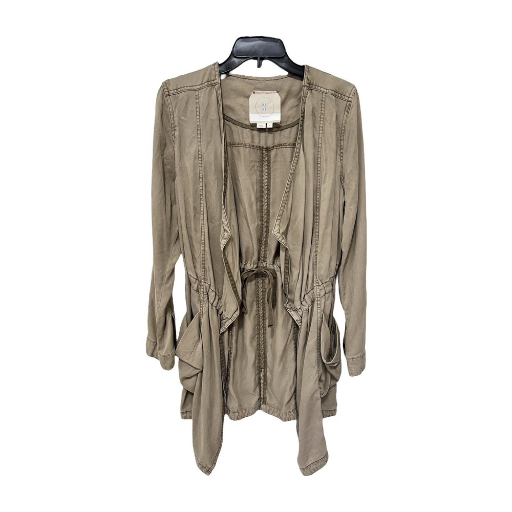 Anthropologie Hei Hei Grunge Jacket Khaki Hippi Boho Chic Size S‎